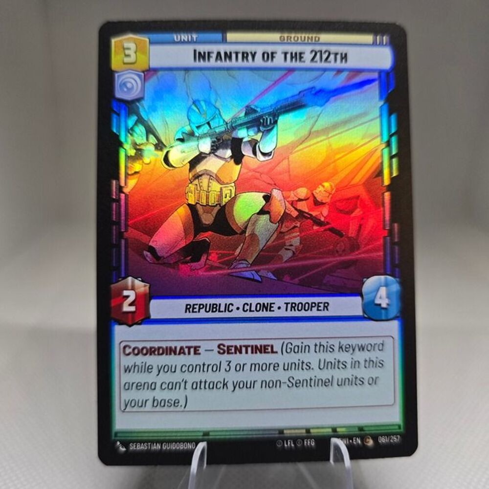 Infantry of the 212th [Foil] #61 Star Wars Unlimited: Twilight of the Republic